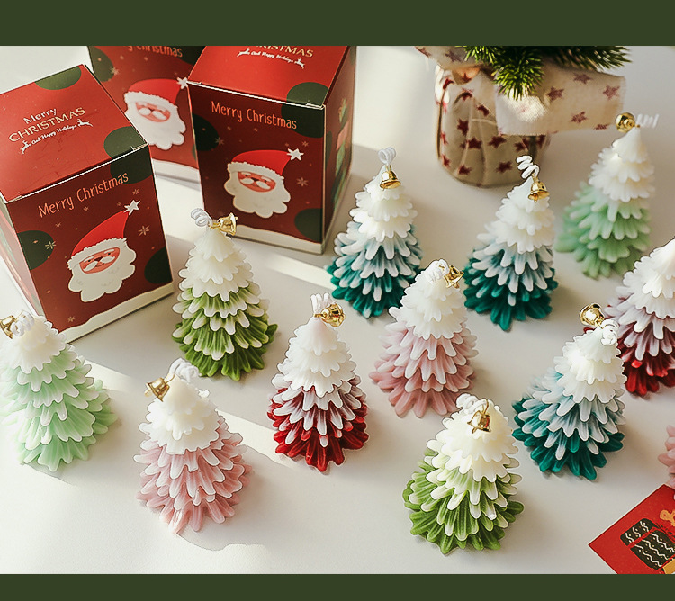 Christmas Cute Christmas Tree Paraffin Party Candle 1 Piece display picture 4
