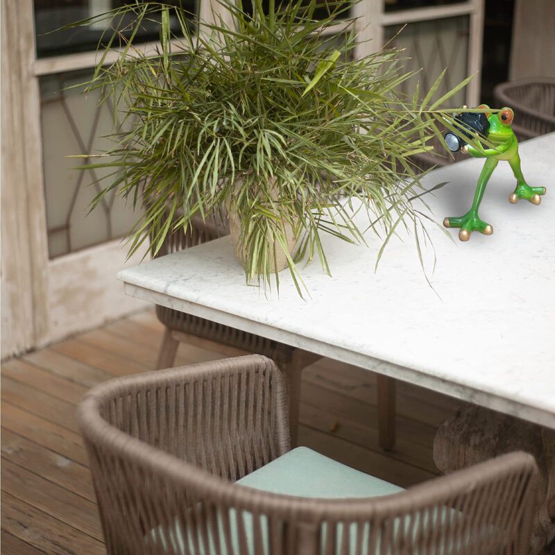 Shooting Asia Ornaments, Potted Ornaments, Hot Craft Decoration, Creative Frog Resin, You Are Illuminated from the Garden