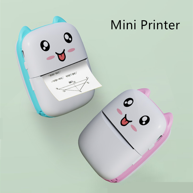 Transfronterizo D10 pequeña impresora fotográfica térmica portátil mini impresora inalámbrica impresora de etiquetas incorrecta