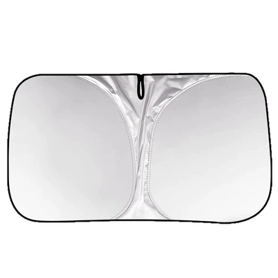 Car snow shield – visor folding sun visor