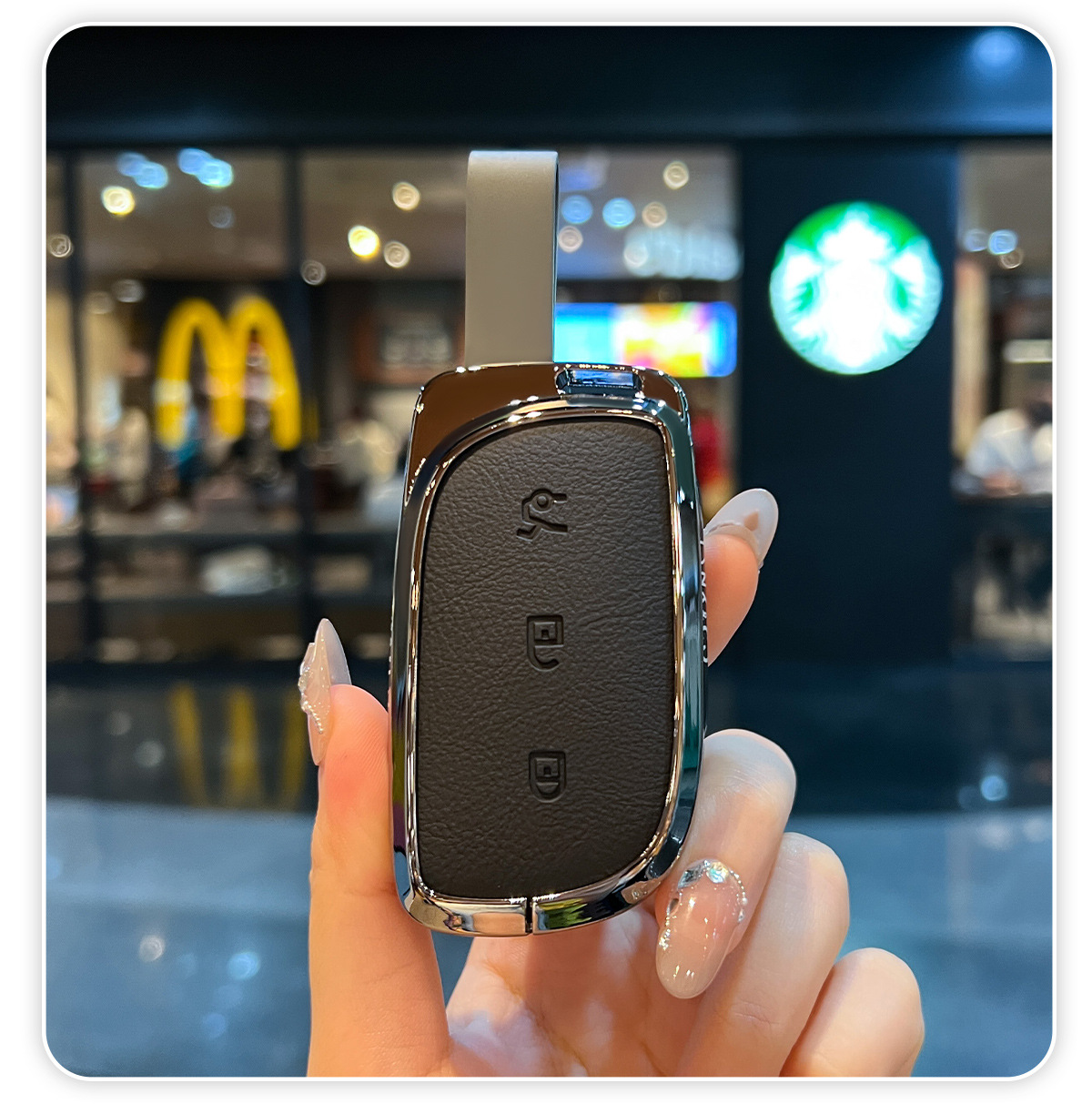 Suitable for Lynk&Co 10 Key Cover 900/Z10 Card Z20 European Version Lynk&Co Car Model Nfc Car Buckle Shell