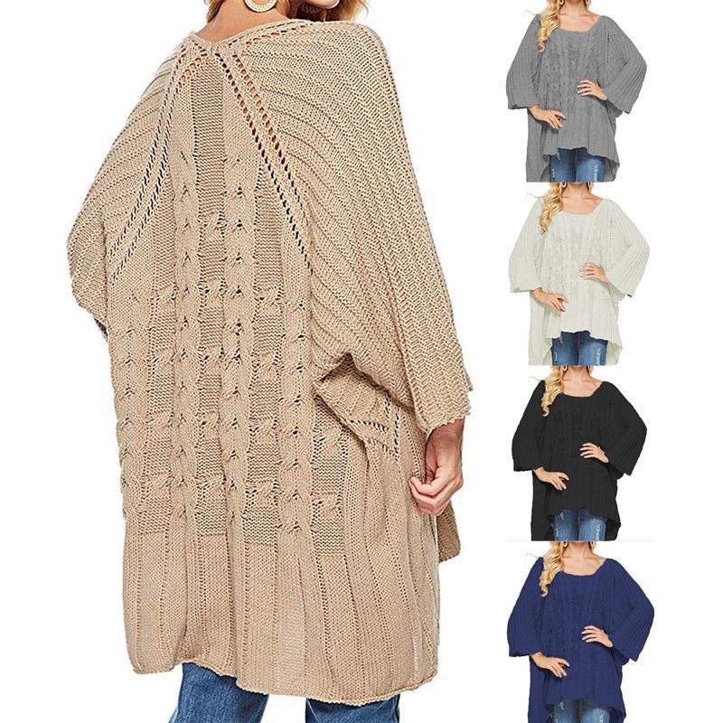 Nueva Colección Otoño-Invierno 2026: Suéter Tipo Capa sin Mangas con Cuello Redondo, Estilo Europeo y Americano para Mujer, Venta en Amazon