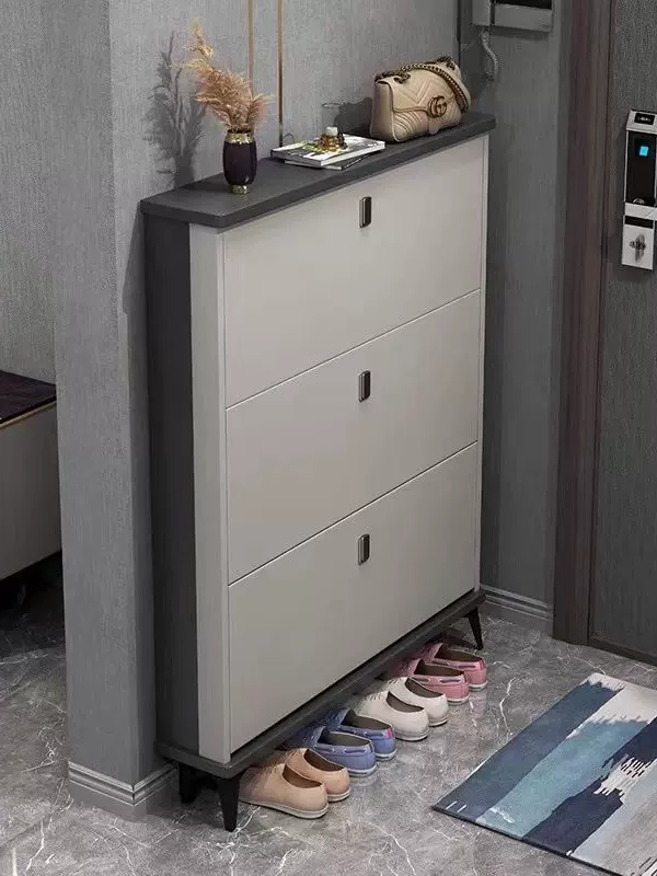 意式鞋柜家用进门口门外大容量小空间玄关柜简约现代储物鞋架工厂