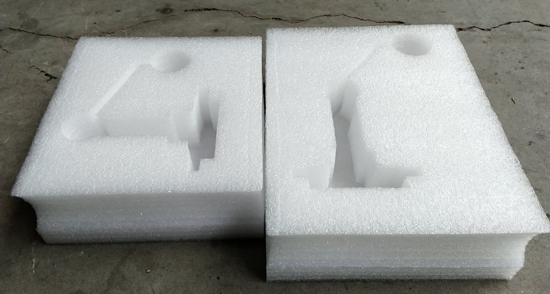 供应白色珍珠棉成型异形海绵/模具成型海绵泡沫