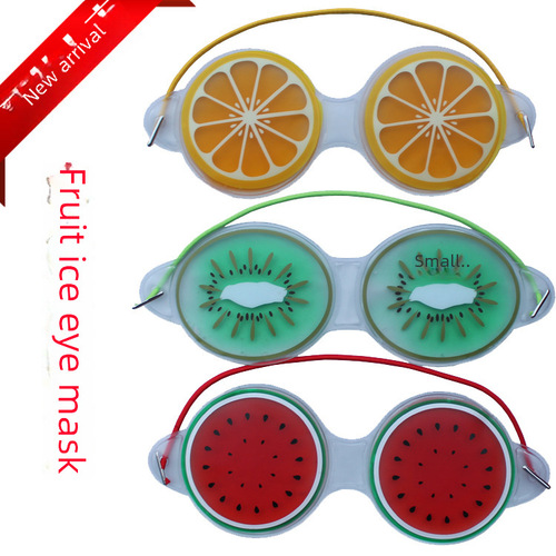 New Fruit Lemon Watermelon Strawberry Fatigue Eye Bag Cold and Hot Compress Beauty Eye Mask