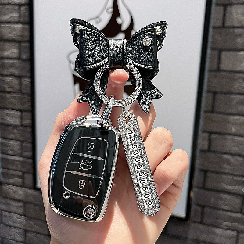 Подходит для кейса ключа автомобиля Beijing Hyundai Leading Car Key Case ix35 Picture IX25 Yuenasona Shengda Shell Bag