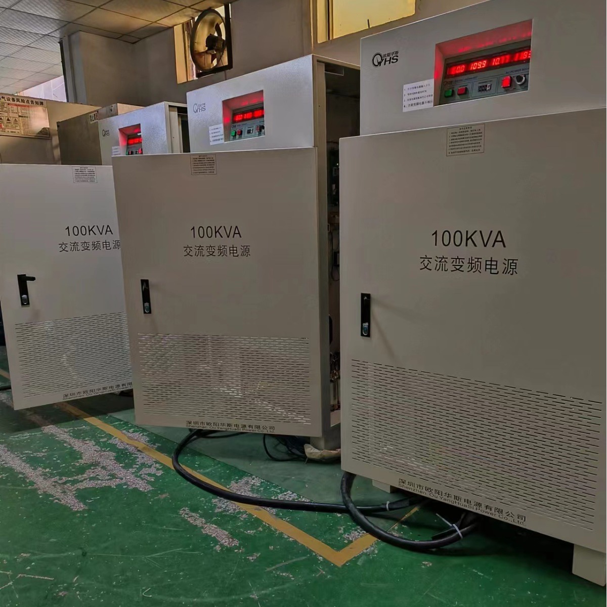 ŷ����˹100KVA��Ƶ��Դ������3̨�����������¹��������110V 60