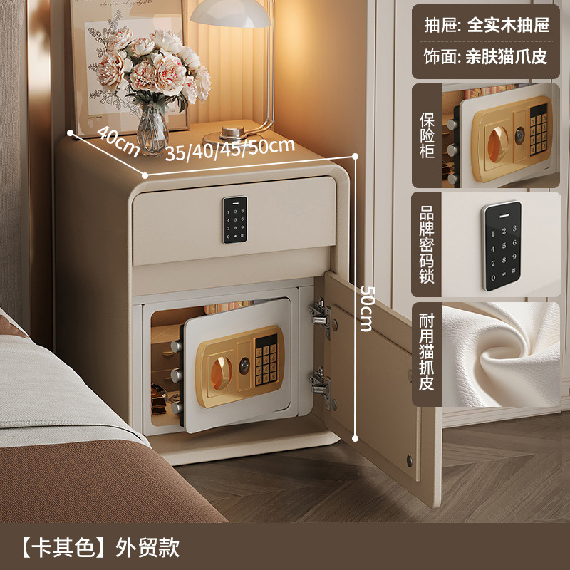 Smart cabecera caja fuerte en todo 2025 nuevo dormitorio con cerradura nicho de diseño pequeño armario de cabecera