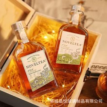 洋酒瓶威士忌伏特加分装瓶家用醒酒瓶空瓶子一斤装白酒瓶果酒瓶