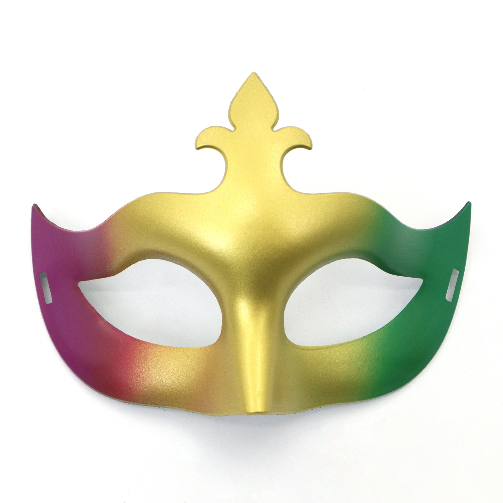 Amazon TK carnaval oro roxo verde tricolor retro máscara de mitad de cara espectáculo de escenario de fiesta máscara de accesorios