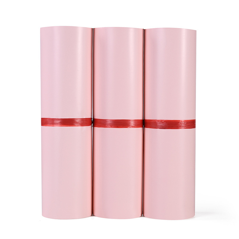新品厚手宅配袋 マットピンク 防水梱包袋 大量卸売 電子商取引用セルフシール宅配袋|undefined