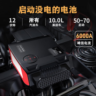 Emergency Power Supply 150Psi Tire Air Compressor Mini Wireless Charging with Led Display Digital