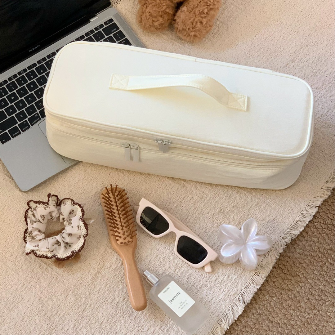 Portable Household Bag, Large Capacity Handheld Double-Layer Hair Dryer And Curling Iron Organizer Storage Bag_maomaolike.com