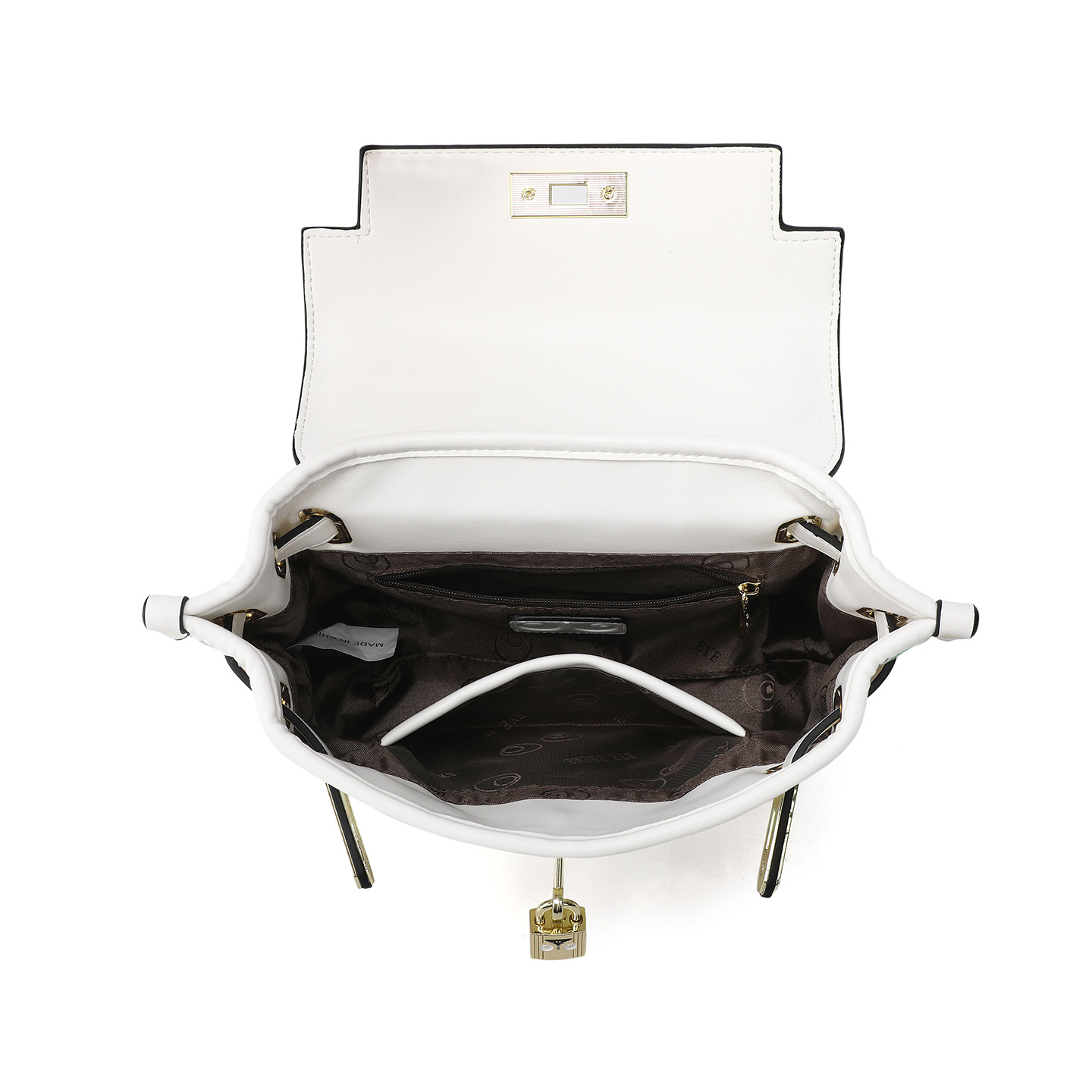 Damas bordadas de encaje alta sensación bolso impresión de moda hermosa mochila práctica bolsa de bloqueo 2841 #