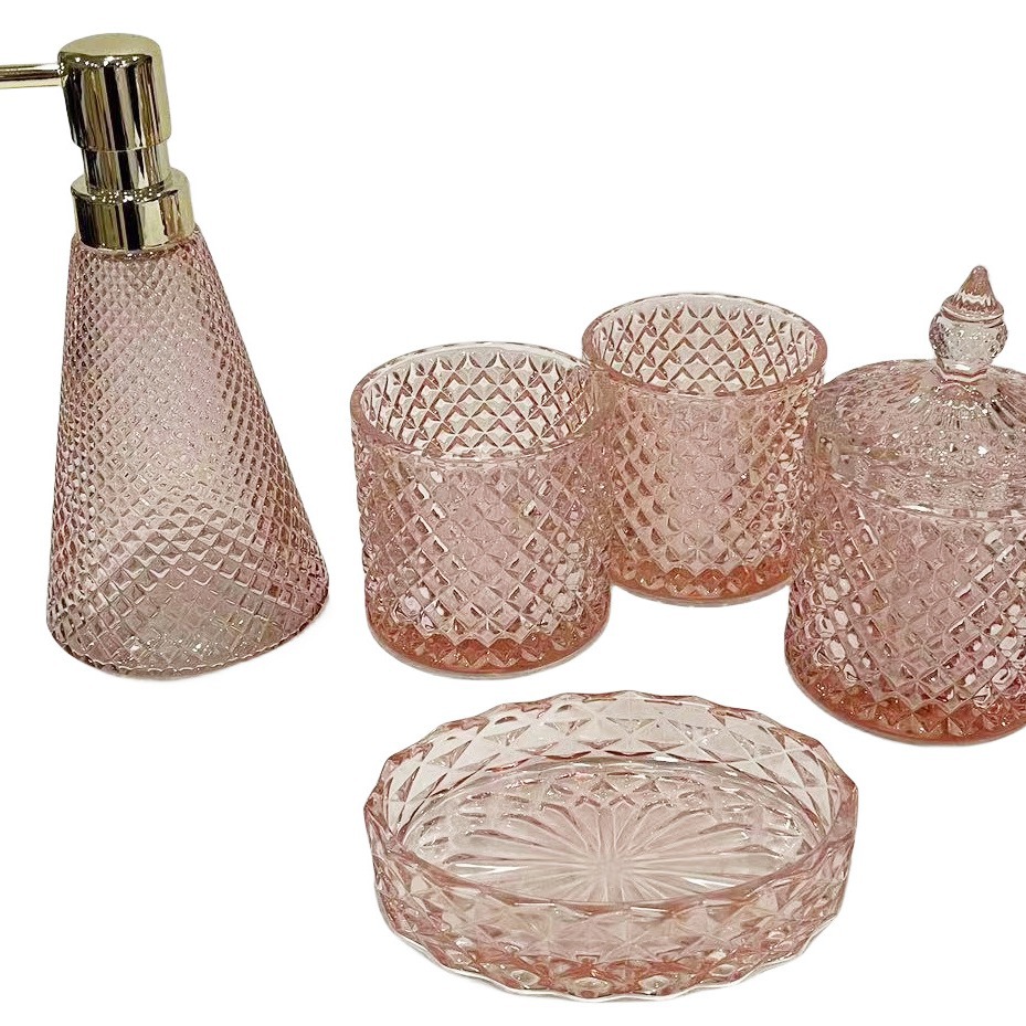 2023 otoño nuevo otoño y el invierno popular casa moderna color árbol de Navidad triángulo dispensador de jabón de vidrio