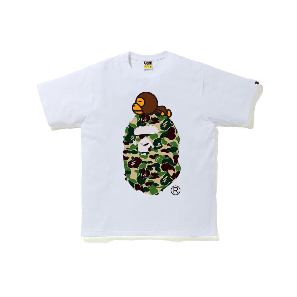 クロスボーダー卸売潮ブランド BAPE エイプヘッド半袖シャークトップ T シャツ供給 240 グラム半袖