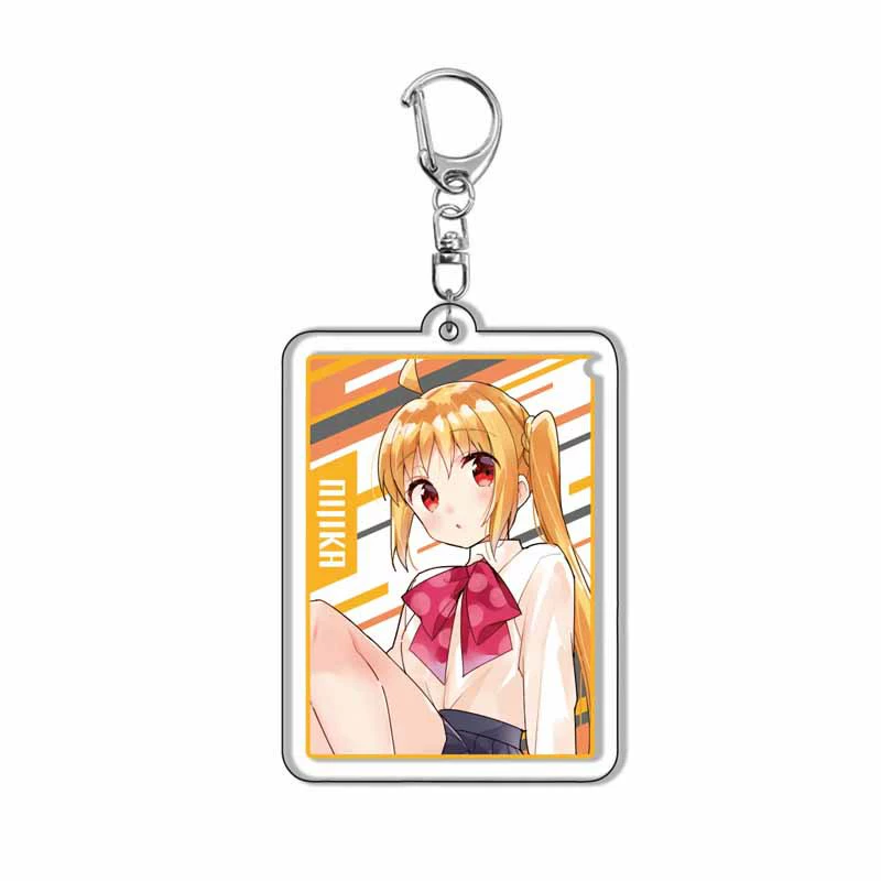 Acrylic Anime Keychain (Fujishada Liang) 5.5 cm, Rectangular Character Pendant