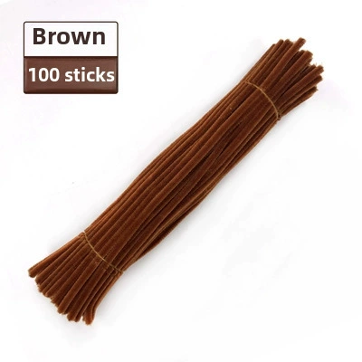 Encrypted twist rods (MaoGun) DIY craft pipe cleaners, ultra‑dense, multi‑color sets (about 100 pcs)