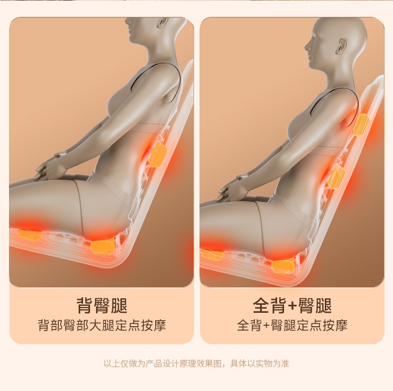 Suitable for Enlong car neck massager, waist and back lumbar car massage cushion, seat cushion and backrest