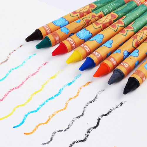 Wholesale crayons for primary school students painting graffiti pens multi-color oil pastels that do not dirty hands children's brush set crayons
