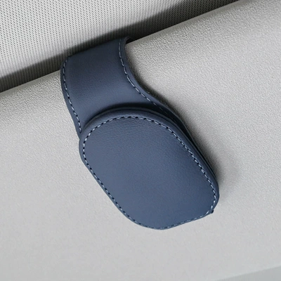 Car Glasses Clip/Bill Clip — car creative bill holder - blue