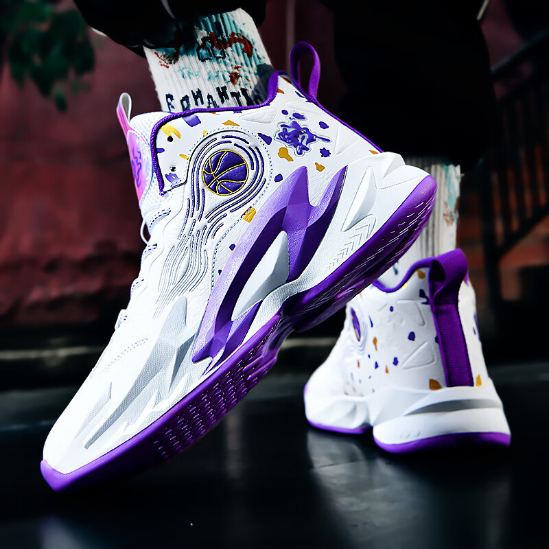 2026 Basketball Men's Shoes Summer Shock-Absorbing Anti-Slip Putian High-Top Sneakers Men's Breathable Thick-Soled Wear-Resistant Running Sports Shoes