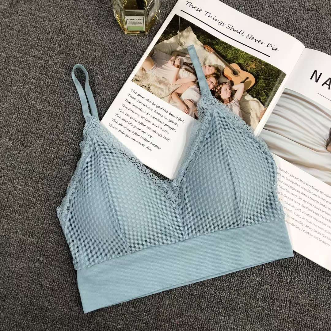 Nuevo cordón elástico de alta calidad belleza espalda chaleco las mujeres inalámbrico sexy sujetador ropa interior deportiva al por mayor