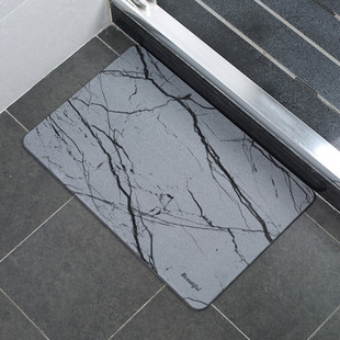 Soft Diatom Mud Foot Mat Bathroom Anti-slip Mat Diatom Mud Absorbent Quick-drying Mat Seaweed Mud Foot Mat for Toilet Door