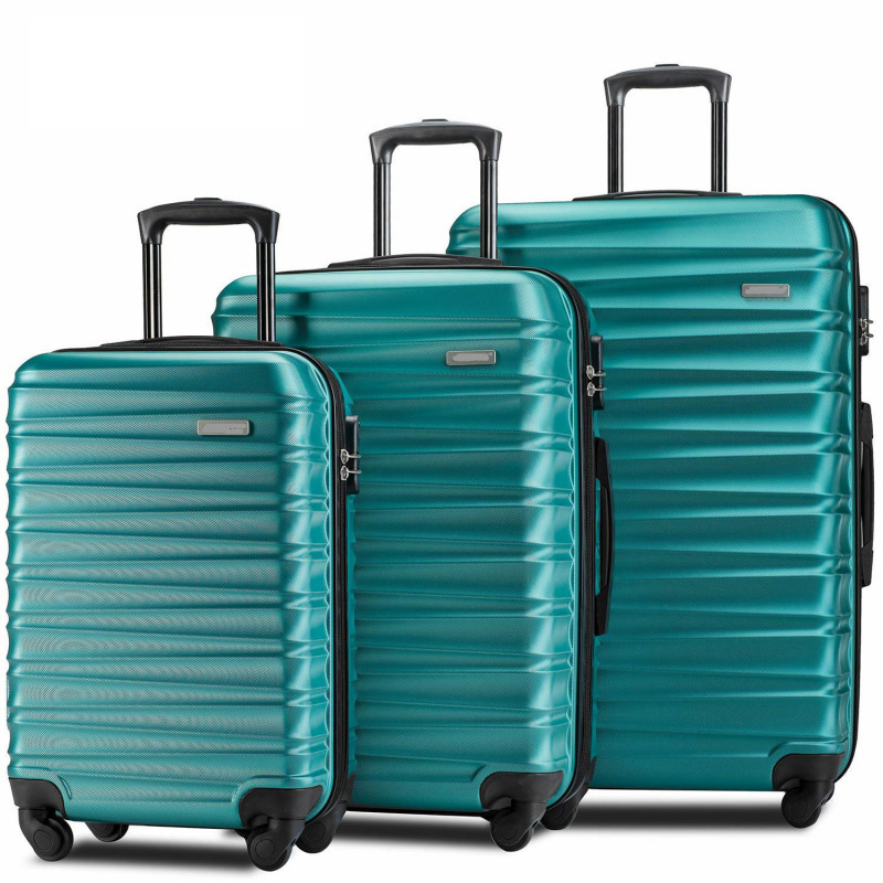 Thickened solid-color PC suitcase 24inch wear-resistant and drop-resistant multifunctional carry-on trolley case with universal wheels Thickened solid-color PC suitcase 24inch wear-resistant and drop-resistant multifunctional carry-on trolley case with universal wheels