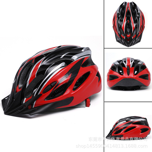 Factory direct supply of one-piece bicycle helmets, bicycle and mountain bike road riding helmets, bicycle helmets