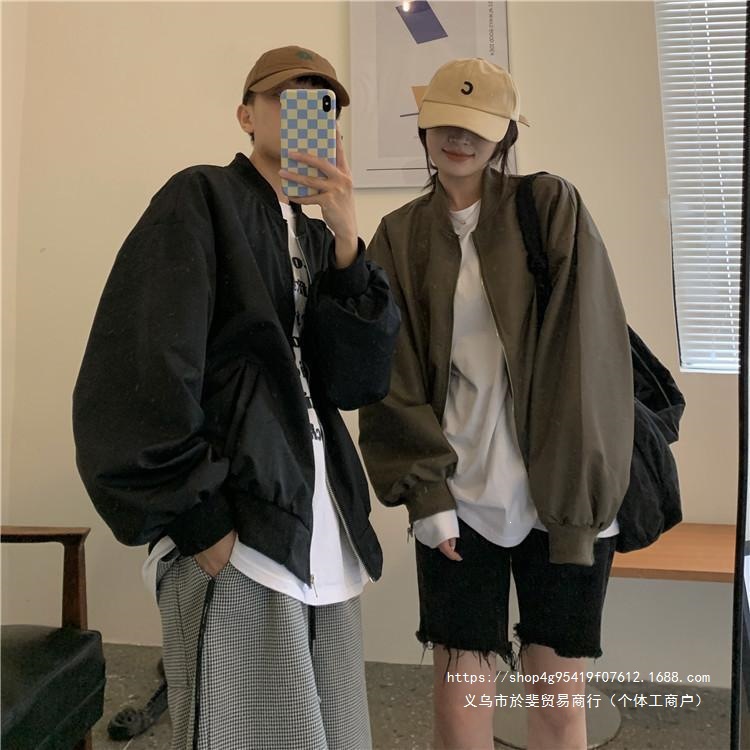 Women's Baseball Uniform, Spring/Autumn Retro Hong Kong Style, 2026 New Casual Outerwear Loose Style Jacket, Trendy