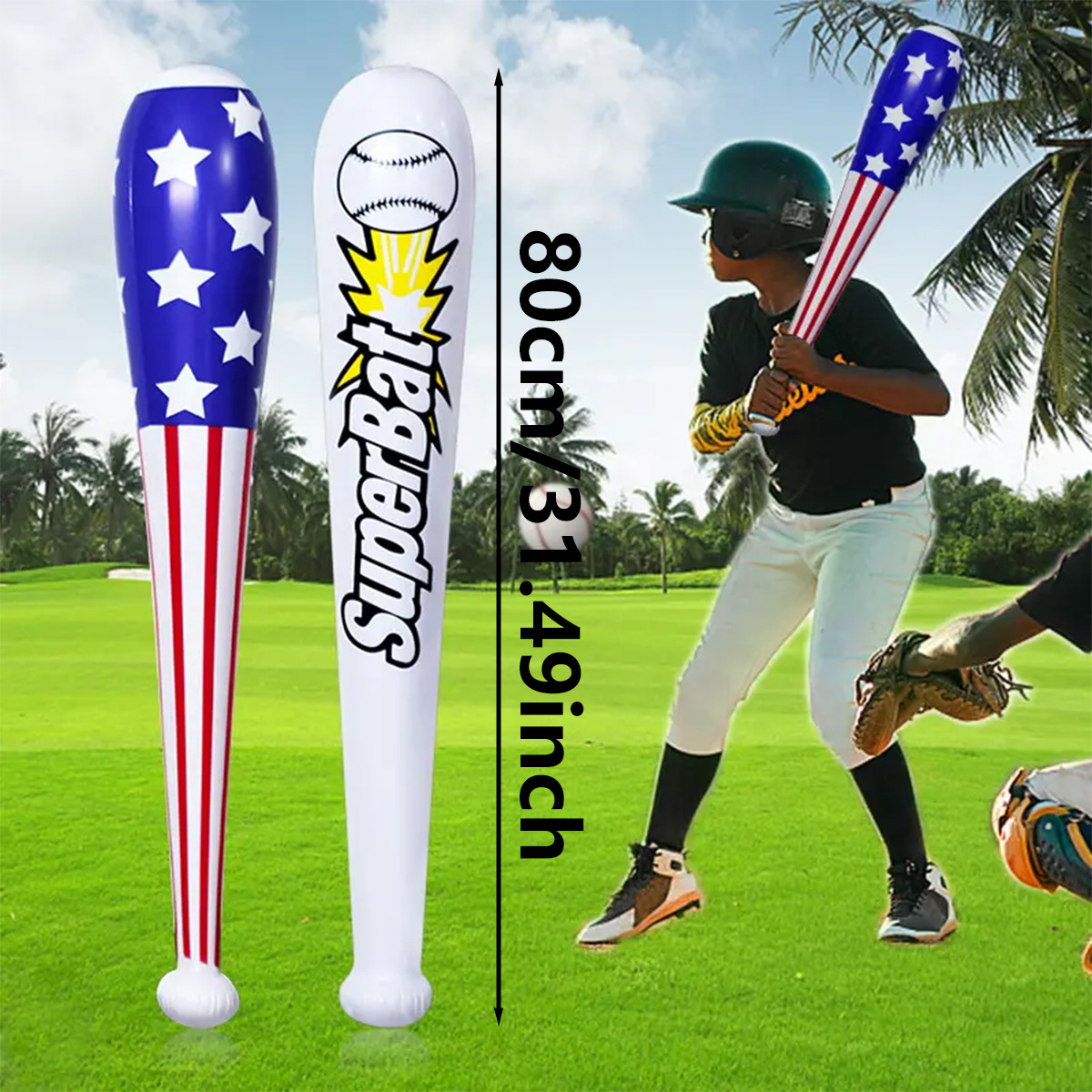 Inflatable ecological baseball toy PVC