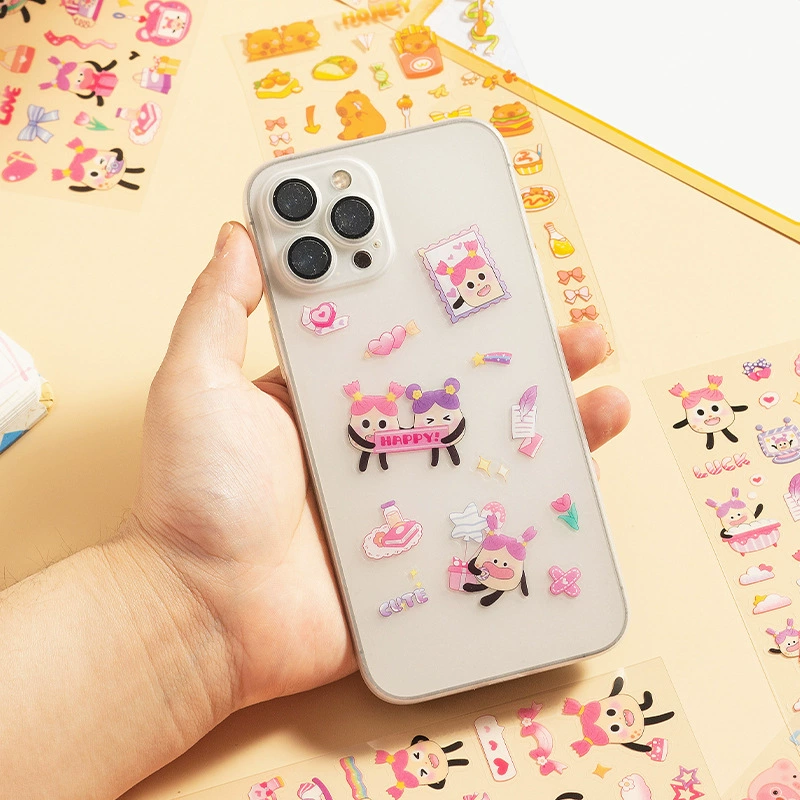 Прозрачная водонепроницаемая наклейка PET Кабара набор для DIY, дневник, декоративный артефакт, маленькая кукла Da Da Tudou