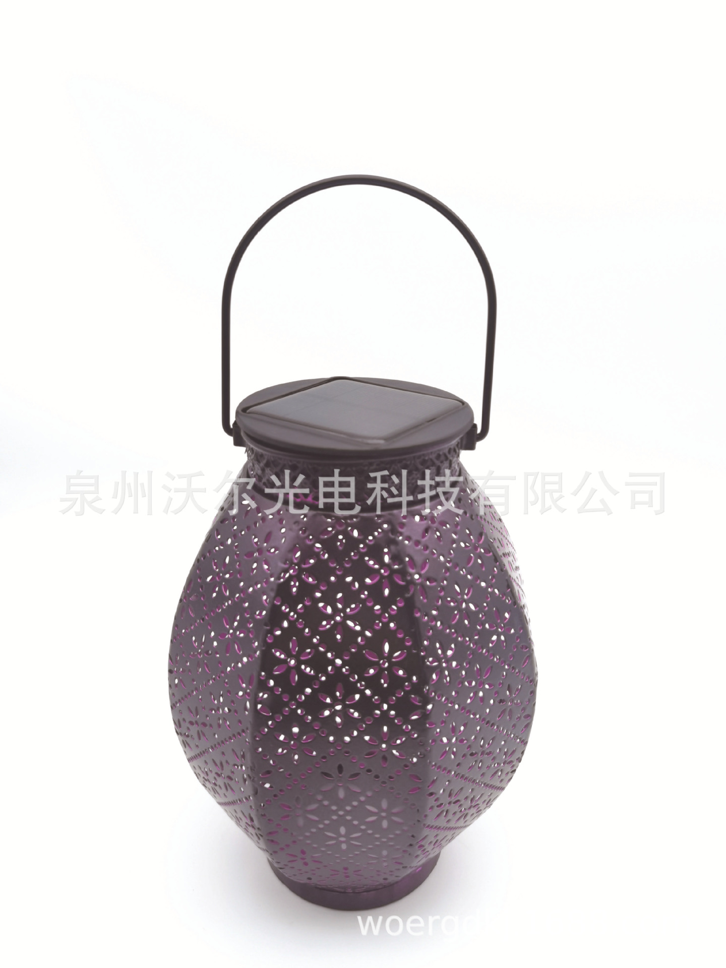 新品 亚马逊跨境LED镂空太阳能灯庭院装饰灯草坪灯挂树灯节日推荐