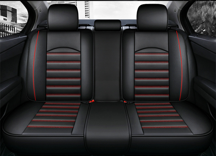 Full-surround car seat cushion four seasons universal full leather seat cover sedan SUV pickup five-seat special seat cushion seat cover