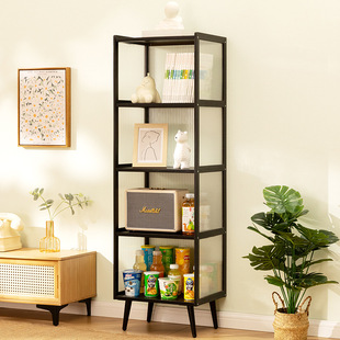 American-Style Light Luxury Solid Wood Storage Cabinet for Bedroom, Bedside Storage Cabinet, Small Standing Cabinet for Living Room, Wall Cabinet J&