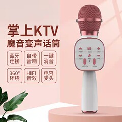 クロスボーダー DS813 ワイヤレス Bluetooth コンデンサーマイク子供用マイクオーディオ統合歌うエンターテイメント携帯電話カラオケ宝物
