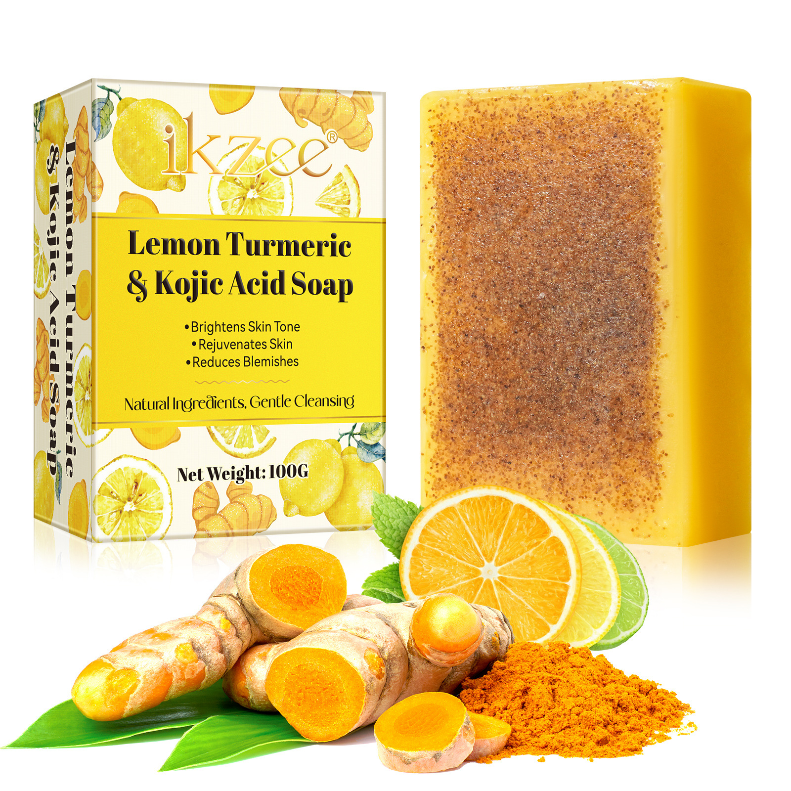116g Weight Bar Soap Personal Care Type 1 Piece Quantity Lemon Pattern Classic Style Style Lemon Bar Soap Classic Style Bath & Shower Personal Care 无