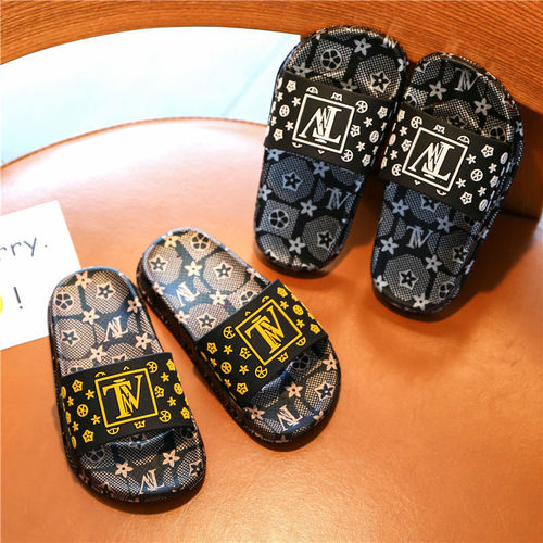 Girls' slippers summer cute little princess non-slip soft bottom children's fashionable outer wear parent-child children's slippers