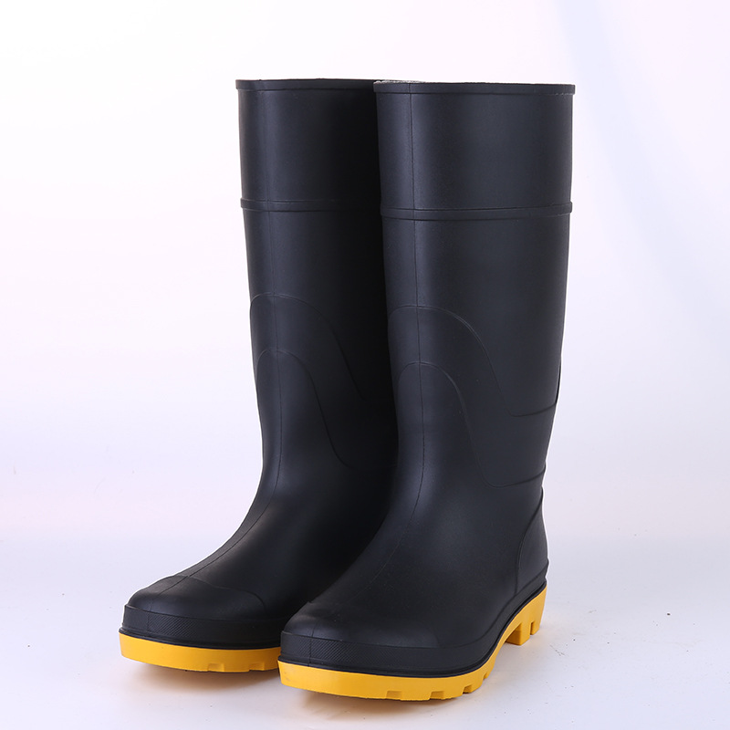 Botas de lluvia antideslizantes de caña alta, resistentes al desgaste, para trabajo y exteriores, suministro al por mayor image 9
