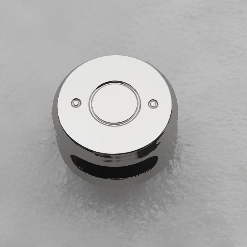 은백색 링 패턴 2점 클로 스타일 1개