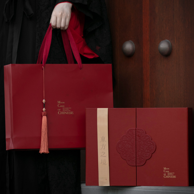 2025新款硬盒中秋节高端月饼包装盒礼品盒月饼盒月饼礼盒68粒空盒|undefined
