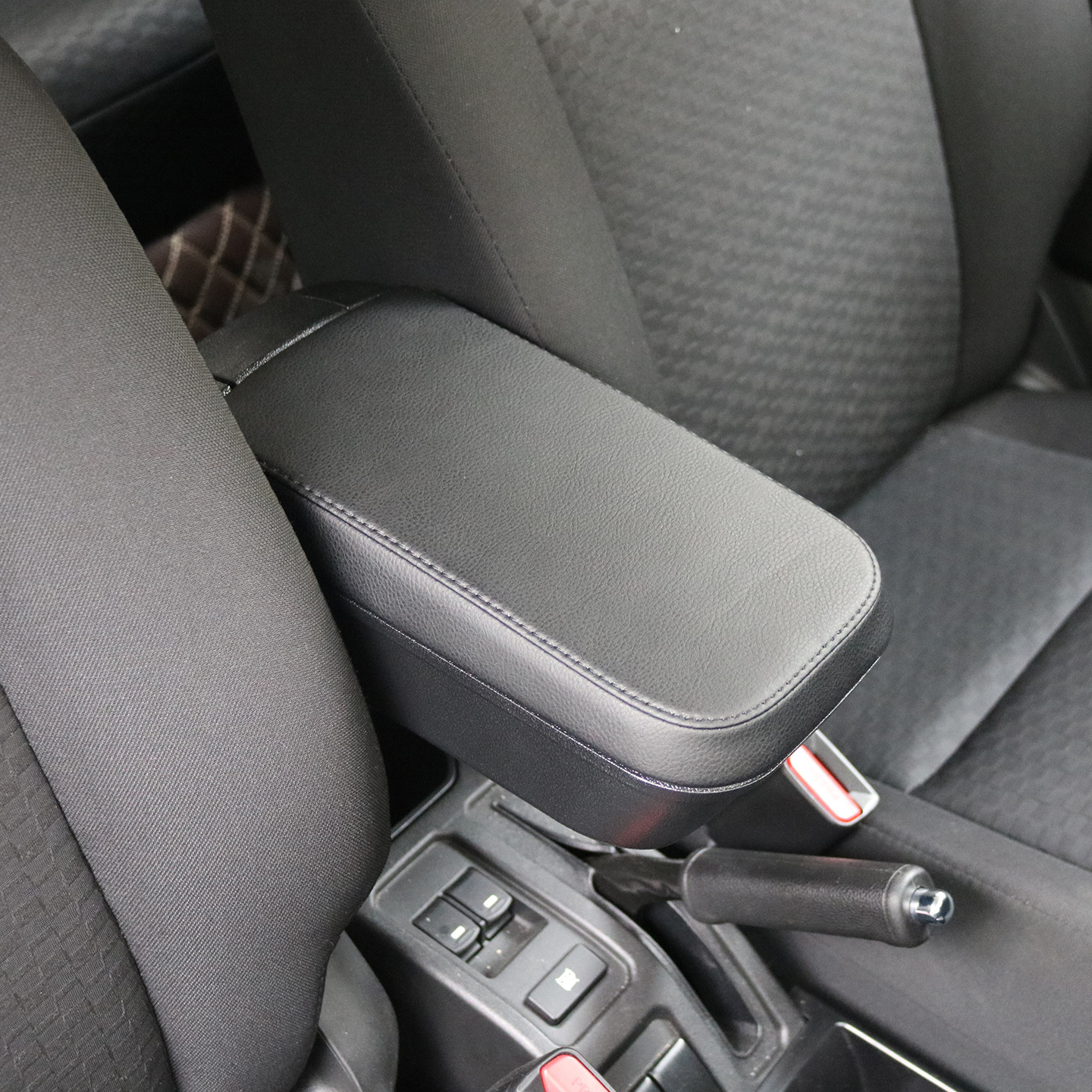 Suitable for 19-25 Suzuki Jimny, sliding cover armrest box with cup holder, central storage box, upgraded and extended