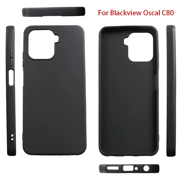 适用于凌度 Blackview Oscal C80手机壳磨砂C70透明TPU素材保护壳