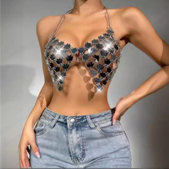 Manufacturer's best-selling European and American cross-border independent Amazon sexy acrylic camisole YY2455