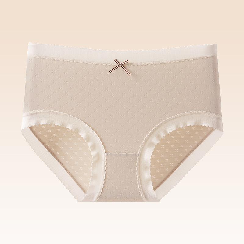 Bragas suaves cepilladas, artesanía cepillada, tela desnuda, niña dulce, artesanía jacquard cepillada, ropa interior de otoño e invierno