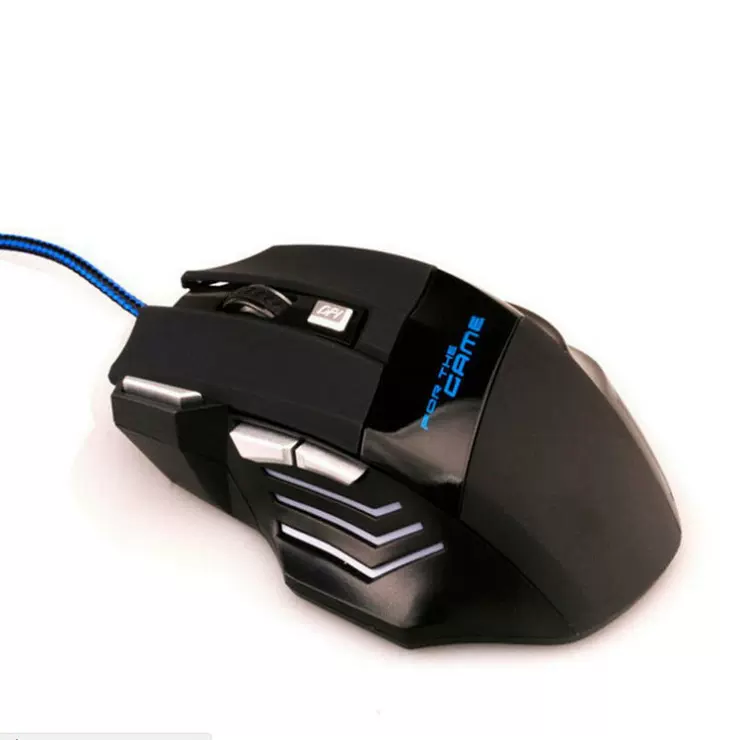 厂家批发跨境G6有线电脑游戏鼠标7键炫彩呼吸发光吃鸡压枪电竞