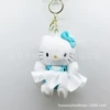 Lake blue + white skirt KT