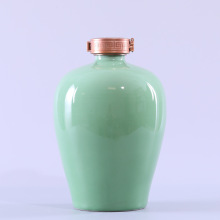 景德镇陶瓷酒瓶家用白酒小酒壶装酒坛子密封酒罐5斤青瓷酒壶家用