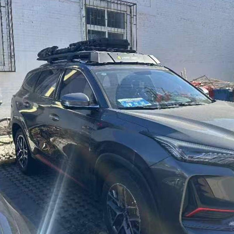 Changan Cs75 Roof Rack Side Tent Explorer Roof Rack Outdoor Off-Road Modification Aluminum Alloy Flat Roof